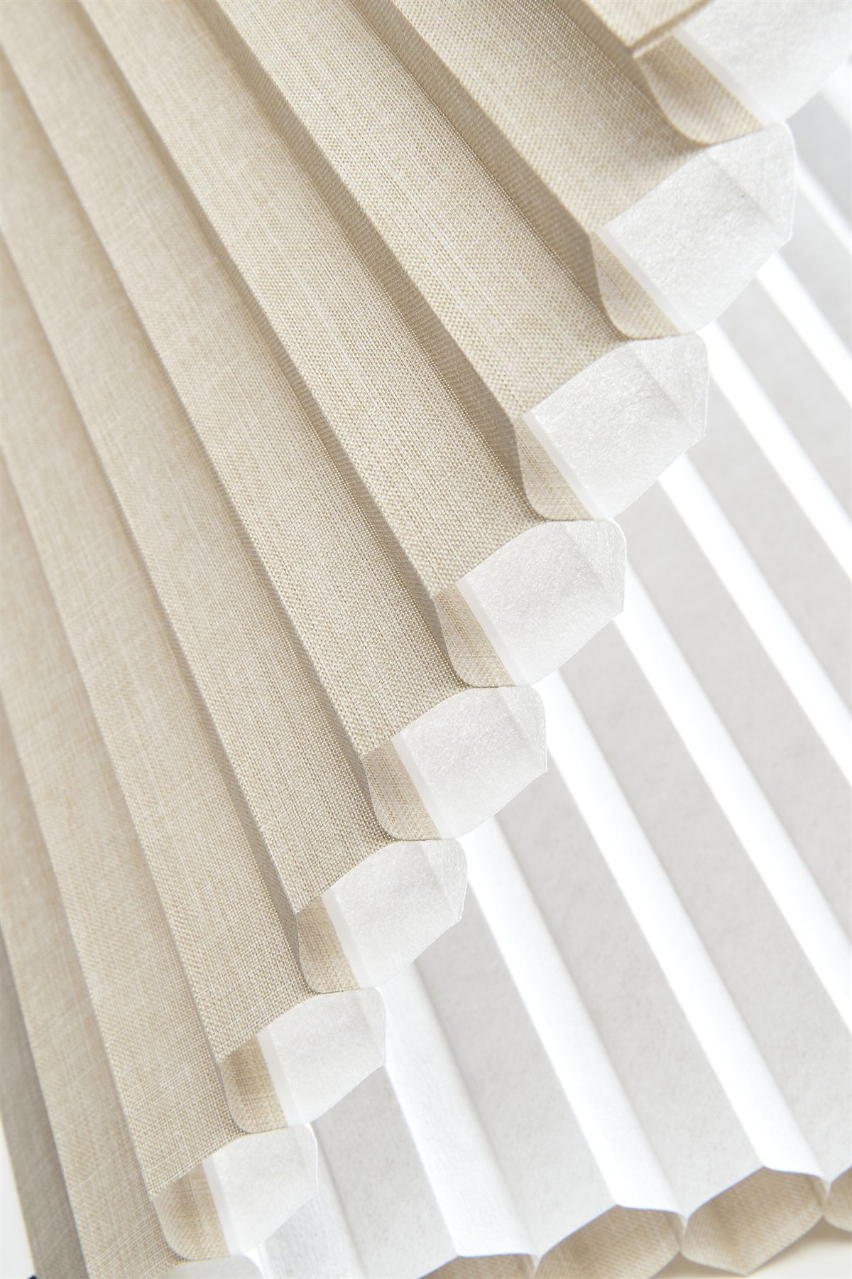 Close-up texture of a custom sheer shade